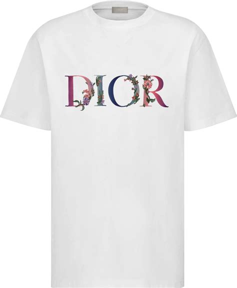 dior t shirt blumen|Dior polo shirts.